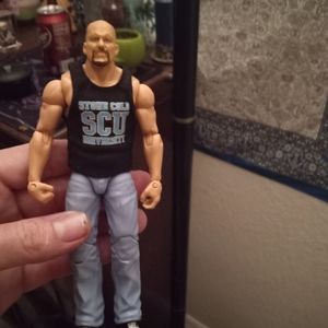 WWE Elite Stone Cold 5Pack bundle. 2 loose comes with all accessories and belts